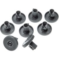 Vhbw - 8x Basket Roller for Dishwasher Lower Basket Tray compatible with Electrolux ESL66910, ESL66020, ESL66022, ESL66021 Dishwasher - Diameter 40 mm