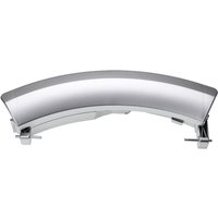 vhbw Door Handle compatible with Siemens Siwamat XLS 1631 WXLS1631FG Washing Machine plastic Silver