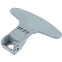 vhbw Door Handle Replacement for Beko 2821580200 for Washing Machine plastic Grey