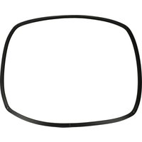 Door Seal compatible with Indesit I6GG10, I6GG10G, I6GG0G, I6GG1, I6GG2, I6GG1F, I6GG1G - 43 x 32 x 0.8 cm, Angled Corner Hooks, Black - Vhbw