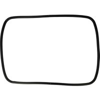 Door Seal compatible with Siemens HB48E60, HB49020, HE11520, HB49040, HB49050, HB49060, HB49080 - 42 x 32 x 1 cm, Angled Corner Hooks, Black - Vhbw