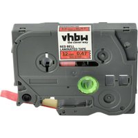 Vhbw - Label Tape compatible with Brother pt 1010, 1010NB, 1010NB Label Printer 8m x 12 mm, Gold on Red (Bell Pattern), Laminated