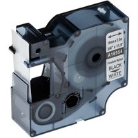Vhbw - Label Tape compatible with Dymo LabelManager 420P, 400, 450D, 450, 500 Label Printer 3.5m x 19 mm, Black on White, Flexible, Nylon