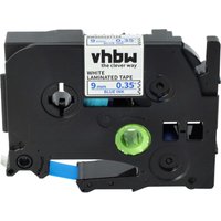 Vhbw - Label Tape Replacement for Brother TZE-223 for Label Printer 8m x 9 mm, Blue on White