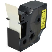 Vhbw - Label Tape Replacement for Dymo D1, 53718 for Label Printer 7m x 24 mm, Black on Yellow