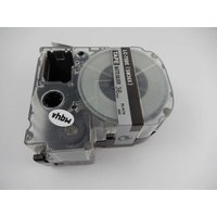 Vhbw - Label Tape Replacement for Epson LC-7SBE for Label Printer 36mm Black on Silver