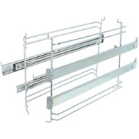 vhbw Telescopic Runners compatible with Gorenje EI5352XPC, EI6351XPC Ovens - 2 Pair Rails, Left & Right, 23.5 x 27.5 x 3.5 cm