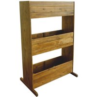 3-Tier Garden Raised Bed Solid Acacia Wood Vidaxl