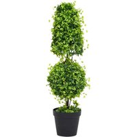 Artificial Boxwood Plant with Pot Green 100 cm Vidaxl