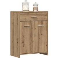 Bathroom Cabinet Artisan Oak 60x33x80 cm Engineered Wood Vidaxl