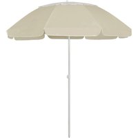 Beach Parasol Sand Yellow 300 cm Vidaxl
