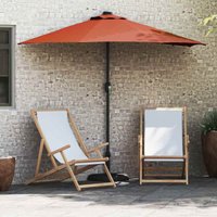 Garden Parasol Terracotta 294 x 150 x 223 cm Fabric Vidaxl