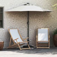 Garden Parasol Sand 294 x 150 x 223 cm Fabric Vidaxl