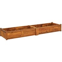 Vidaxl - Garden Raised Bed Acacia Wood 200x50x25 cm