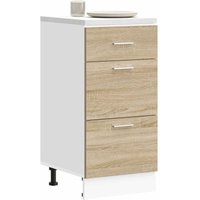 Vidaxl - Bottom Cabinet Lyon Sonoma Oak 40x46x81.5 cm Engineered Wood