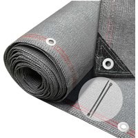 VOUNOT 1.8×20m Privacy Netting 230 g/m² Garden Screening Shading Net Grey