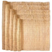 1.5m x 3m Natural Reed Screening, Garden Privacy Screening for Outdoor, Peeled Roll Garden Screen for Sun and Wind Protection, Patio and Privacy