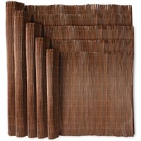 Wadan 1.5m x 4m Willow Bulrush Natural Garden Fence Panel Screening Roll Privacy Border Wind and Sun Protection