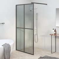 Vidaxl - Walk-in Shower Screen 118x190 cm Dark Tempered Glass