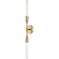 Tara 2 Light Wall Sconce Brass
