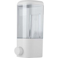 Wall-Mounted Plastic Manual Soap Dispenser for Bathroom, Hotel, 500 ml