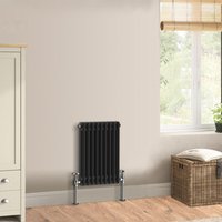 Warmehaus - Traditional Black Radiator Double Column 600 x 425mm