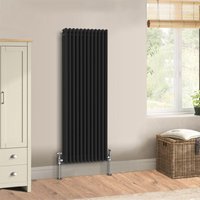 Warmehaus Traditional Black Radiator Triple Column 1500 x 562mm