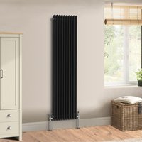Warmehaus Traditional Black Radiator Triple Column 1800 x 472mm