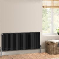 Warmehaus Traditional Black Radiator Triple Column 600 x 1462mm