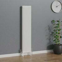 Warmehaus - Traditional Radiator 1800x380mm White Vertical 4 Column