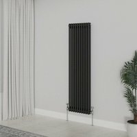 Warmehaus - Traditional Radiator Black Double Column 1500x470mm