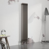 Warmehaus - Traditional Radiator Raw Metal 1800x290mm Four Column