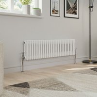Warmehaus - Traditional Triple Column White Radiator Cast Iron Style Radiators 300 x 1192mm