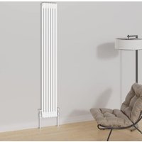Warmehaus - Traditional Double Column White Radiator Cast Iron Style Radiators 1800 x 290mm