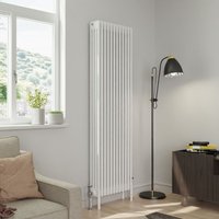 Warmehaus - Traditional 4 Column White Radiator Cast Iron Style Radiators 1800 x 560mm