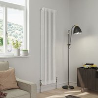 Warmehaus - Traditional Triple Column White Radiator Cast Iron Style Radiators 1800 x 472mm