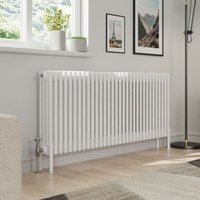 Warmehaus - Traditional 4 Column White Radiator Cast Iron Style Radiators 600 x 1460mm