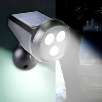 Heguyey - washed 2 led Motion Sensor Solar Garden Security Light