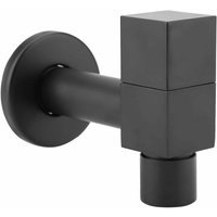 Mumu - Washing Machine Faucet Outdoor Faucet Cold Water Faucet Square Copper Handle Washing Machine Sink Faucet Wall Mounted Laundry Room Faucet with