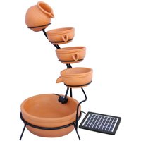 Terracotta 4 Tier Spilling Bowls Water Feature Terracotta 4 Tier Spilling Bowls Water Feature