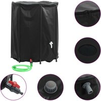 Water Tank with Tap Foldable 1250 L PVC CFW830712