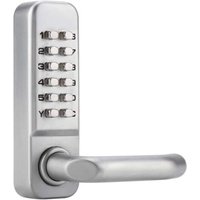 Waterproof Mechanical Code Lock, 1 to 11 Digit Code Combination Security Password Coded Lock Keyless Mechanical Combination Door Lock for Wooden