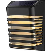 Waterproof Outdoor Solar Wall Light - Pack of 2