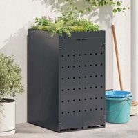 Wheelie Bin Storage with Planter Roof for Single 240L Bin vidaXL