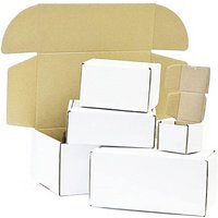 50 x 12x9x4" White Die Cut Postal Shipping Boxes