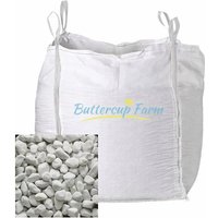 White Dover Cobbles - 50-70 mm - Premium Aggregate Bulk Bag - 850 kilos