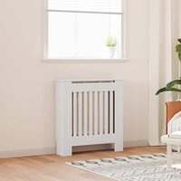Radiator Cover 2 pcs White 78x19x81.5cm Engineered Wood vidaXL