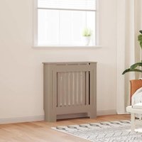Radiator Cover 2 pcs Brown 78x19x81.5cm Engineered Wood vidaXL