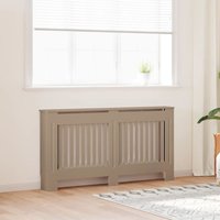 Radiator Cover 2 pcs Brown 152x19x81.5cm Engineered Wood vidaXL