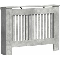Radiator Cover Concrete Grey 112 x 19 x 81.5 cm Engineered Wood vidaXL